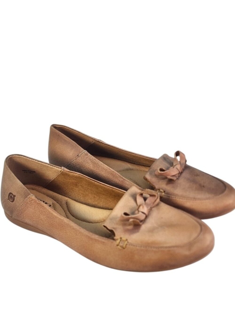 Born Mahwah Opanka slip-on Loafer with Bow Detail, Sz 9